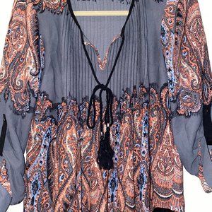 Anthropologie Paisley Top